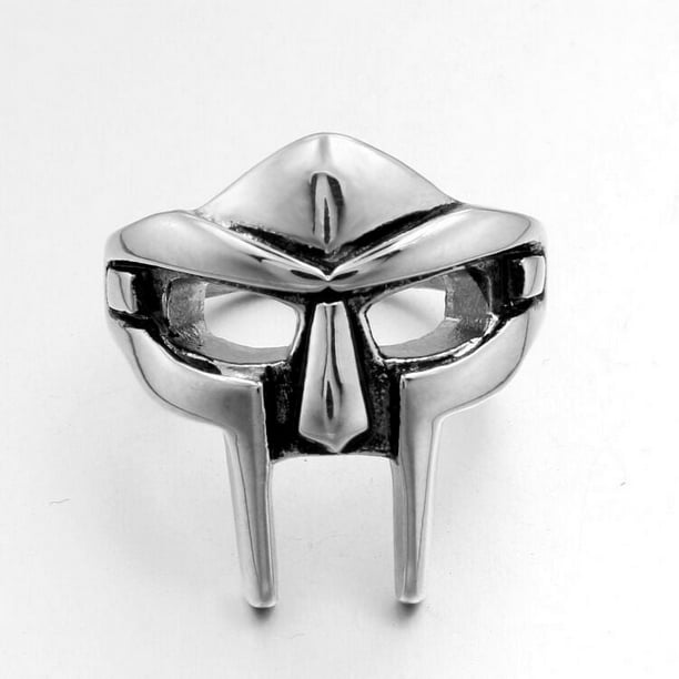 Anillo de moda de cabeza fantasma de moda de Europa y Estados Unidos anillo de calavera de hip-hop dominante exagerado atmósfera creativa máscara joyería