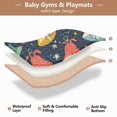 thumbnail image 5 of WOBOGO Colorful Christmas Bell Pattern Baby Playmats Extra Large Waterproof Rollable Activity Pads for Toddlers 50×50inch, 5 of 7