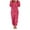 Hot Pink, variant on Towmus Women Onesies Fluffy Fleece Jumpsuits Sleepwear Plus Size Hooded Sets Pajamas Adult Winter Warm Pajamas Homewear Christmas with Pockets