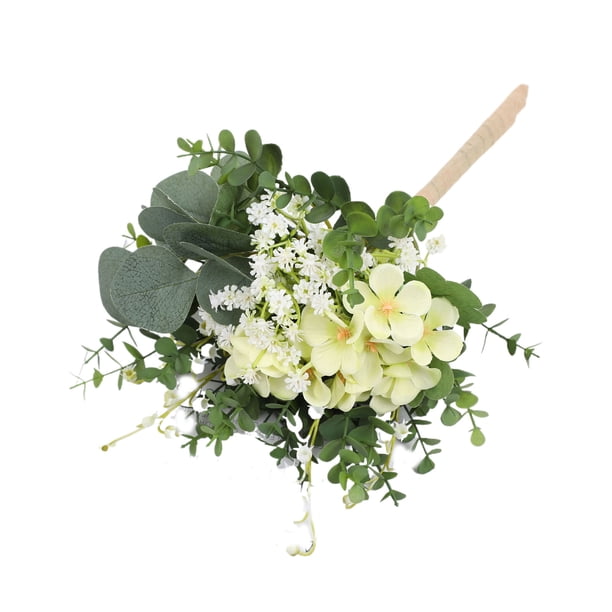 Ramo floral artificial para bodas decoración amarillo Wosthever