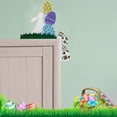 thumbnail image 1 of 1 PC Easter Bunny Pushing Easter Egg Door Corner Decoration Diy Patchwork Decora Fun Easter Egg Door Corner Decoration Easter Bunny Egg Door Corner Decoration, 1 of 9