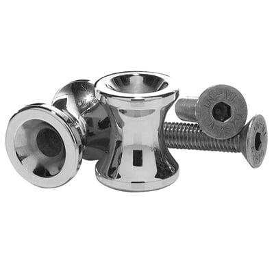 Vortex Swing Arm Spools Silver for Suzuki Gladius SFV650 2013-2015