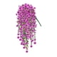 thumbnail image 2 of Decoración mural colgante de pared con orquídeas violetas artificiales para jardines exteriores y fondos fotográficos, 2 of 7