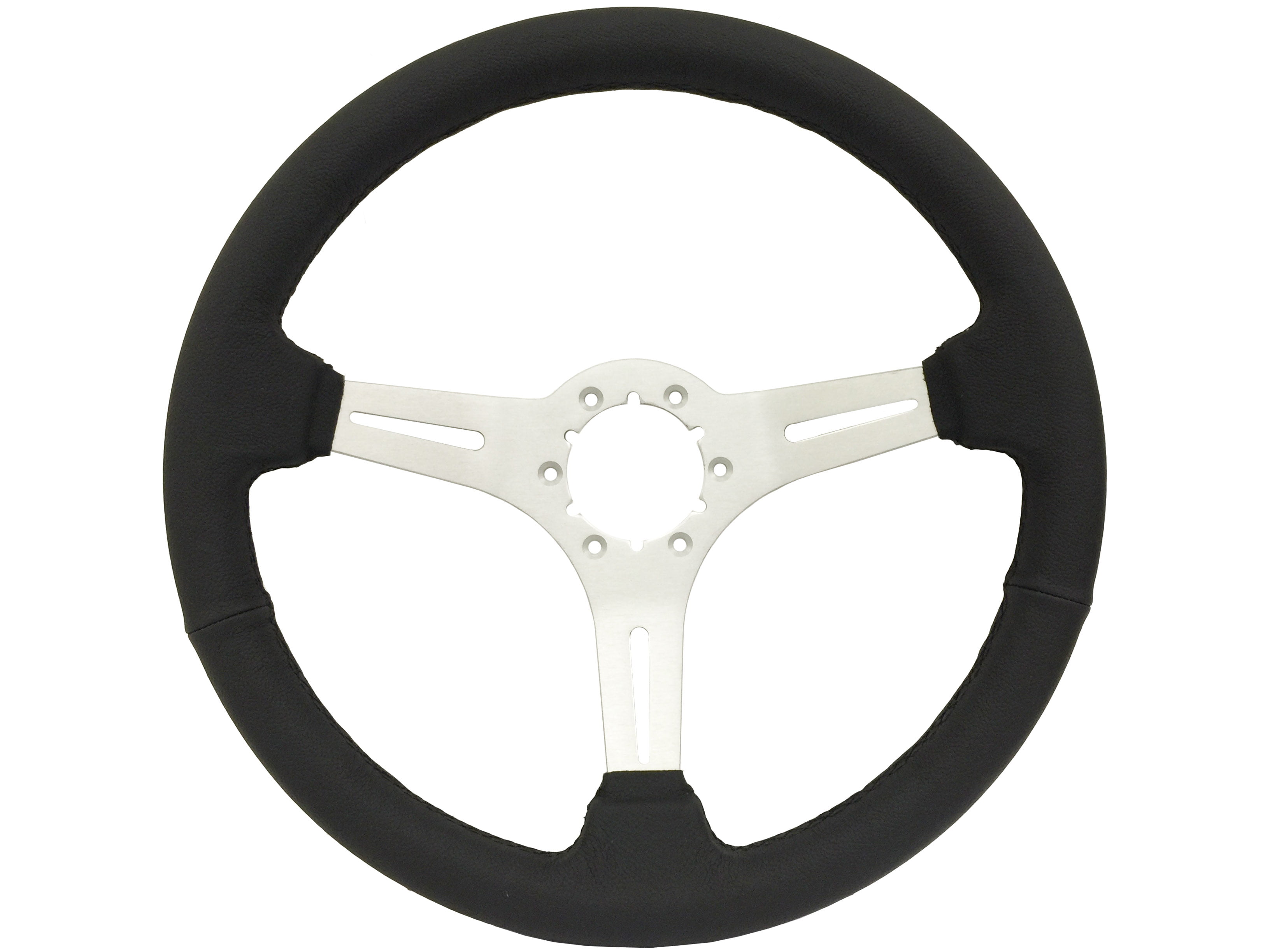 14.5" Steel Black Bowtie Steering Wheel for Racing Kart Mower Fun Cart Parts 