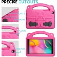 thumbnail image 2 of Tablet Case for Samsung Galaxy Tab A 8.0 Inch,2019 SM-T290/T295, EVA Protective Case Shock Absorption Convertible Built-in Handle Lightweight Child Protective Case (Rose), 2 of 7