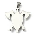 thumbnail image 2 of 5 pc Ion Plating(IP) 304 Stainless Steel Big Pendants Shield with Double Ax Charm Antique Silver 50x43.5x4.8mm Hole: 4.8x7.8mm 304 Stainless Steel, 2 of 3