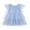Blue, variant on Girls Tulle Dress Toddler Layered Tutu Dresses Rainbow Sequin Summer Party Birthday Wedding Cake Dress Photo Shoot