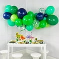 thumbnail image 5 of Blue and Green Balloon Garland Arch Kit, 100 PCS Lime Light Green Navy Blue Silver Confetti Latex Balloons Arch Kit for Boys Jungle Safari Dinosaur Birthday Football Game Party Decorations Supplies, 5 of 17
