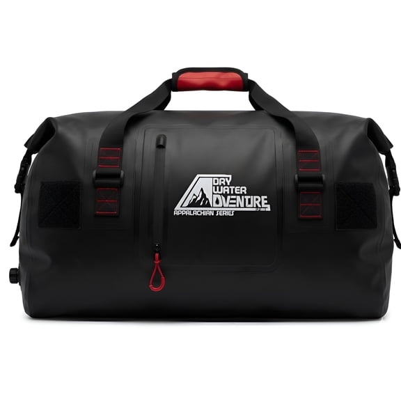 Dry Water Adventure Waterproof Duffel Bag 80L, Heavy Duty Dry Bag for Camping Boating Travel Hiking Kayaking, Marine Grade PVC Roll Top