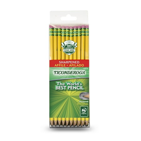 Ticonderoga - #2 Soft - Yellow - Presharpened 30 (Best Back To School Supplies)