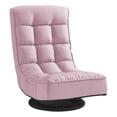 thumbnail image 1 of Posh Living Woodrow Linen Recliner/Floor Chair Pink, 1 of 8