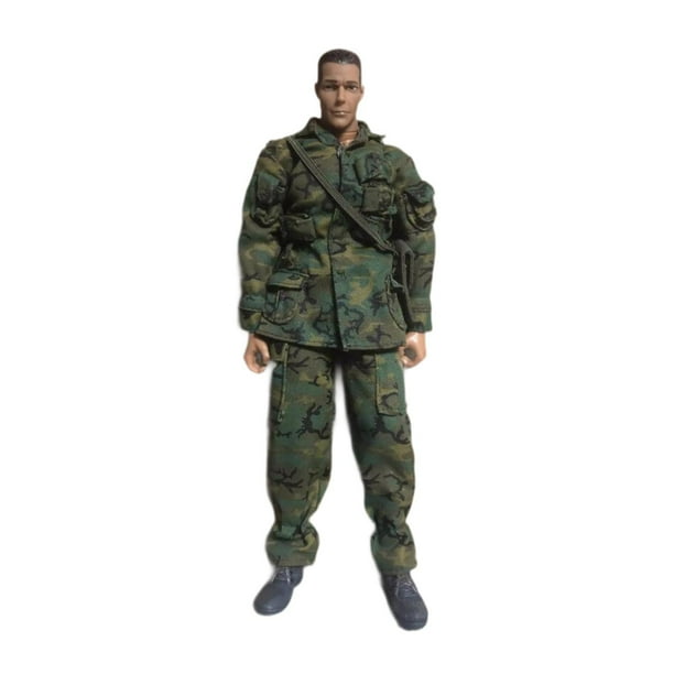 Figuras de acción masculinas a escala 1/6, figura de 12 pulgadas, muñeco decorativo, figuras masculinas, modelo, adorno, coleccionable realista para vietnamita