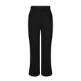 thumbnail image 4 of LEKODE Womens Linen Pants Flowy Pants Work Pants Office Breathable Pants Women Plus Size Pants Golf Pants Slacks for Women Plus Size Pants for Curvy Women Black L, 4 of 8