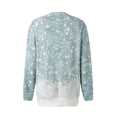 thumbnail image 5 of KOMOO Women Printed Sweatshirts Cartoon Rabbit Print O-Neck Long Sleeve Hoodies Loose Pullover Tops, 5 of 9