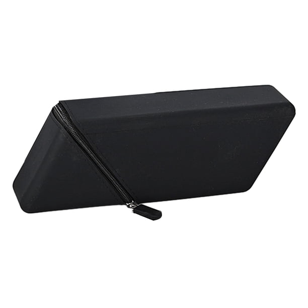 Estuche de silicona suave expandible para lápices, gran capacidad, organizador de papelería elástico para uso en la escuela, oficina y escritorio.