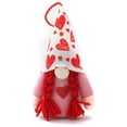 thumbnail image 2 of kladzum Christmas Gnomes Christmas Decorations Christmas Tree Ornaments Merry Christmas Decoration Heart Couple Lights Rudolph Dwarf Faceless Doll Gnome Ornaments Red Ornaments, 2 of 3