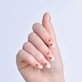 thumbnail image 2 of Kiss Impress Press On Nails French, ‘Coast’, Red and White, Medium Almond, 30 Count, 2 of 11