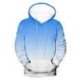 thumbnail image 5 of BXINGOHAI Big and Tall Hooded Sweatshirts for Men Fashion Gradient Pullover Hoodies Casual Drawstring Long Sleeve Shirts Running Sports Sweatshirt Today Light Blue,XXL, 5 of 6