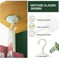 thumbnail image 3 of Sungmor Ganchos de Techo p/ Colgar Plantas, 3 pzs Ganchos de Techo de Hierro Fundido Blanco, Ganchos Deco Antiguos tipo Swag p/ colgar macetero, candelabro, campanilla de viento y linterna colgador, 3 of 8