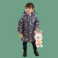 thumbnail image 5 of Godderr 2-10Y Kids Baby Boys Girls Winter Cotton Jacket Winter Thickened Coats Toddler Mid-Length Thickening Snowsuit Warm Down Jacket Tops, 5 of 7