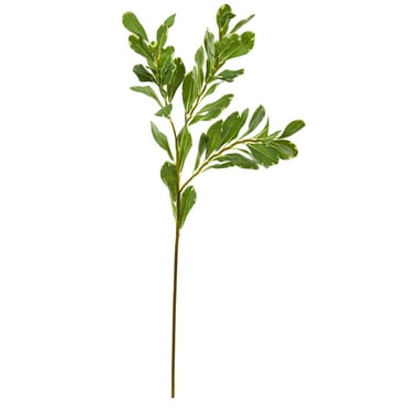 Nearly Natural 28in. Variegated Salal Artificial Spray (Set of 4)