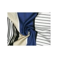 thumbnail image 3 of INSPIRE CHIC Women's Stripe Print Square Scarves Head Scarf Kerchief Blue, 3 of 5