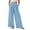Light Blue, variant on Palazzo Pants for Women Spring Fall Elastic Waist Wide Leg Loose Fit Casual Flowy Vacation Beach Pants with Pockets
