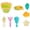 C2-A, variant on Beach Buckets for Kids 12-Piece Sand Toy Set with Molds Shovels Rakes Lightweight Travel-Friendly Beach Toys for Toddlers Ages 3-10,as shown