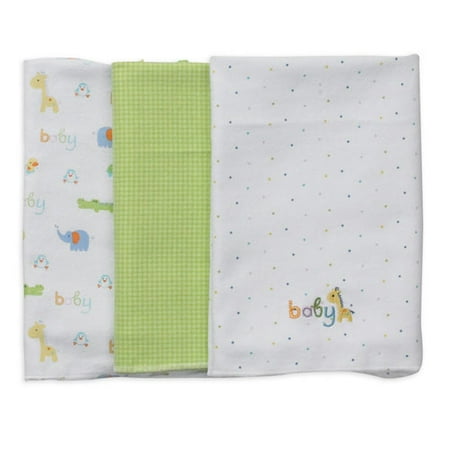 Child of Mine by Carter's - 3 Receiving Blankets, Boys and Girls