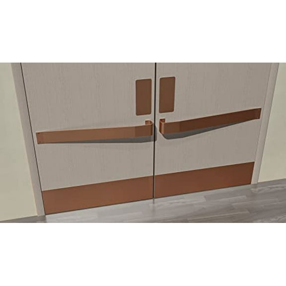 Toe Kick Cover Kickplate Baseboard Plate (Brushed Copper) (4"x 102")