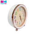 thumbnail image 3 of Reloj Despertador Analógico Diseño Moderno Números Colores blanco, 3 of 6