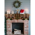 thumbnail image 6 of Christmas Mantel Scarf Fireplace Decorations for Living Room, Winter Fireplace Wreath Modern Xmas Scenery Fireplace Mantel Scarf Cover Runner for Halloween/Thanksgiving/Christmas Decor 90"x17", 6 of 6