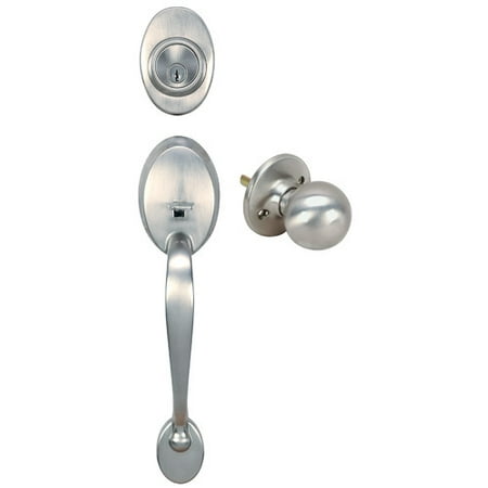 Hardware House Jemison Design Handleset Finish Satin Nickel