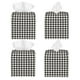 thumbnail image 2 of Fotbe Houndstooth Black And White Porta Pañuelos Decorativo de Cuero, Caja Cuadrada Moderna para Pañuelos Faciales, Organizador y Dispensador 5x5x5'', 2 of 7