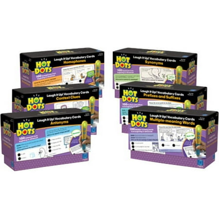 Hot Dots Laugh it Up! Vocabulary Development Cards, Synonyms