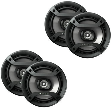 4pcs Pioneer TS-F1634R 6.5" 200W Max 4 Ohms 2-Way Car Audio Speaker (2 Pairs)