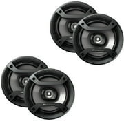 4pcs Pioneer TS-F1634R 6.5" 200W Max 4 Ohms 2-Way Car Audio Speaker (2 Pairs)
