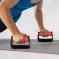thumbnail image 1 of CRILSTYLEO 1Pair Workout Equipment Push Up Handles for Floor Use with Enhanced Stability Red, 1 of 8