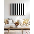 thumbnail image 4 of Black Striped Wall Art for Living Room,Canvas Picture Wall Decor for Bathroom Bedroom,Modern Farmhouse Black and White Stripes Painting Artwork for Office Kitchen Hallway Dining Room Decor 20"x24", 4 of 8