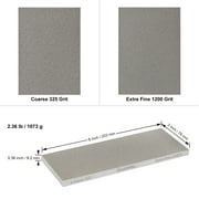 Sharpal 162N Dual-Grit Diamond Whetstone with Non-Slip Base and Angle Guide, Coarse 325/Extra Fine 1200 Grit Knife Sharpener