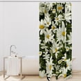 thumbnail image 2 of Little Daisy Waterproof Printed Bathroom Curtain Set with Hooks - Stylish Bathroom Decoration, 2 of 6