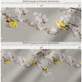thumbnail image 2 of Soimoi Cotton Poplin Fabric Floral & Yellow Bird Printed Fabric 1 Yard 56 Inch Wide, 2 of 7