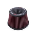 thumbnail image 2 of Apexi Universal Car Vehicle Intake Air Filter 75mm Dual Funnel Adapter Air Cleaner Protect Your Piston OFI011, 2 of 3