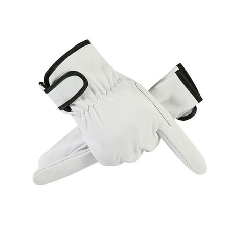 

Leke Work gloves leather welding safety protection garden wear-resistant gloves