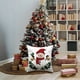 thumbnail image 4 of Funda de almohada bordada navideña, acogedora funda de cojín de sofá con muñeco de nieve navideño tejido, funda de almohada rústica con caja de regalo y acebo rojo, funda de cojín decorativa para sof, 4 of 6