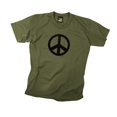 thumbnail image 2 of Rothco Peace T-shirt - Olive Drab, X-Large, 2 of 2