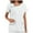 White, variant on LYMAYTER Women Medical Scrub Tops for S-3XL Comfy Ventilate T-Shirt Square Neckline Medical Workwear Tops