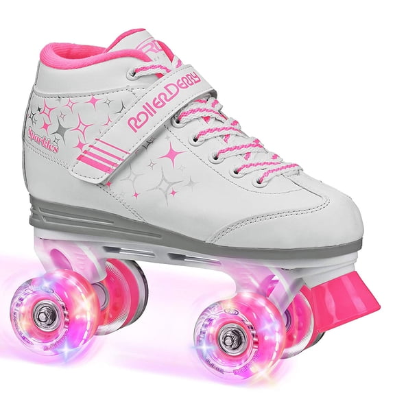 Roller Derby Sparkle Girl's Lighted Wheel Roller Skate