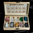 thumbnail image 2 of 10 Grid Mohs Hardness Box Mohs Stone Hardness Tester Natural Crystal Fluorite Mineral For Science T, 2 of 5