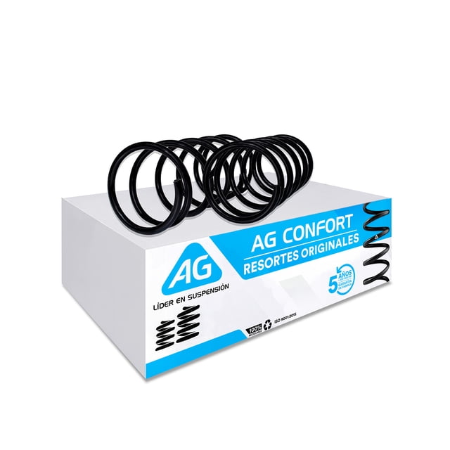 Resortes AG para Auto Delanteros para Ford Courier 2000 a 2012 2 Piezas Nuevos